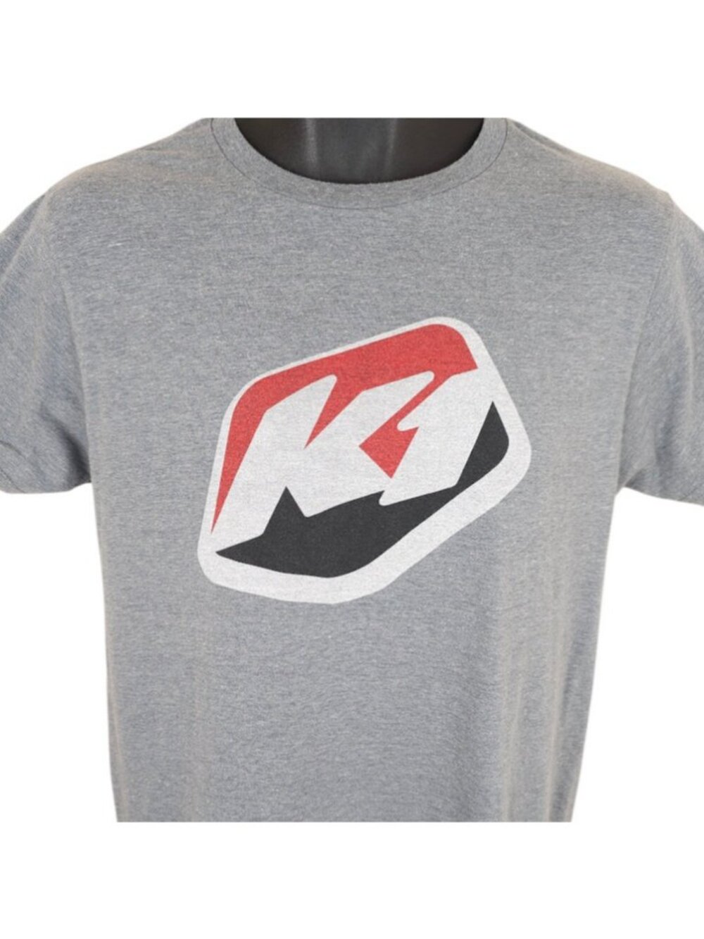 K1 Racing T Shirt Mens Size Medium Gray Go Kart Racing Made In USA